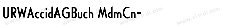 URWAccidAGBuch MdmCn字体转换